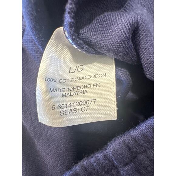 Vintage Classic elements Navy elastic waistband pant cotton L short NWT - Picture 6 of 6